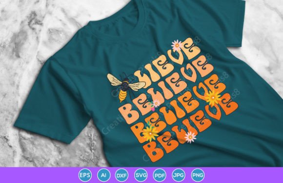Believe Bee Typography: Graphics & Freebies