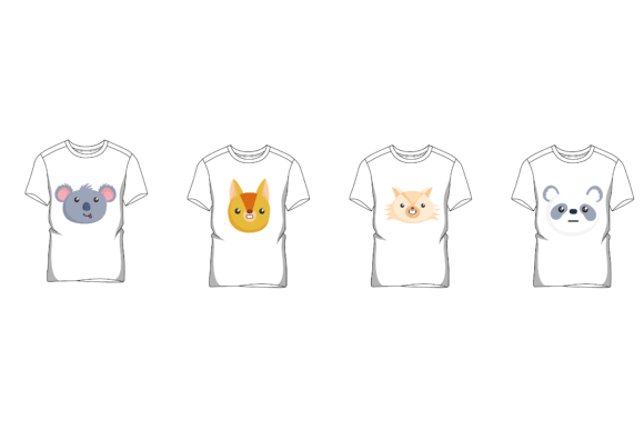Design T-shirt Animal Vector: Graphics for Freebies