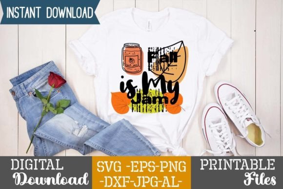 Fall is My Jam Sublimation: Graphics & Freebies