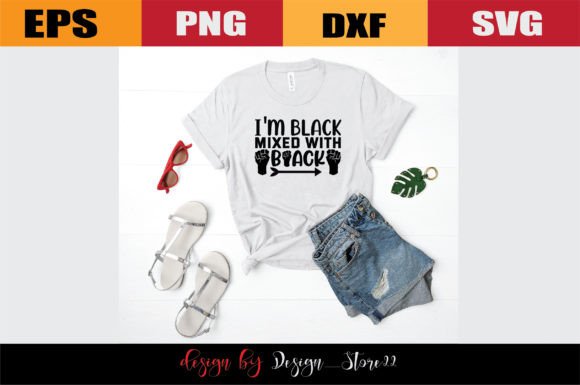 I'm Black Mixed with Black Graphics Freebies