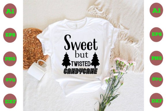 Sweet but Twisted Candycane Graphics Freebies