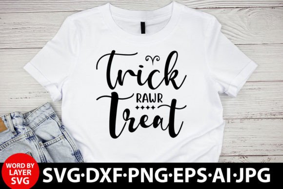 Trick Rawr Treat SVG: Freebies & Graphics